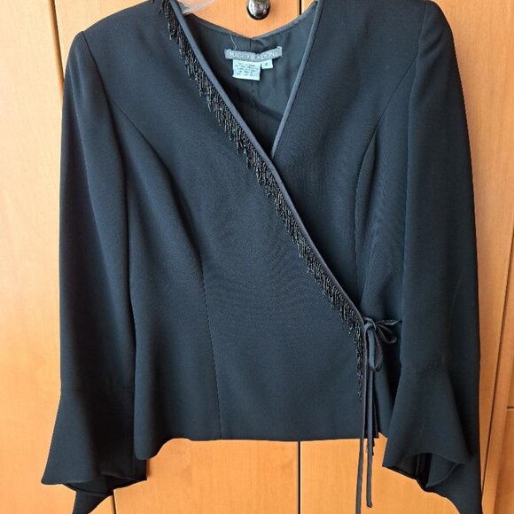 Maggie London Two-Piece Evening Pantsuit-Size 4 - Picture 7 of 10